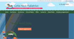 Desktop Screenshot of coltsneckpediatrics.com